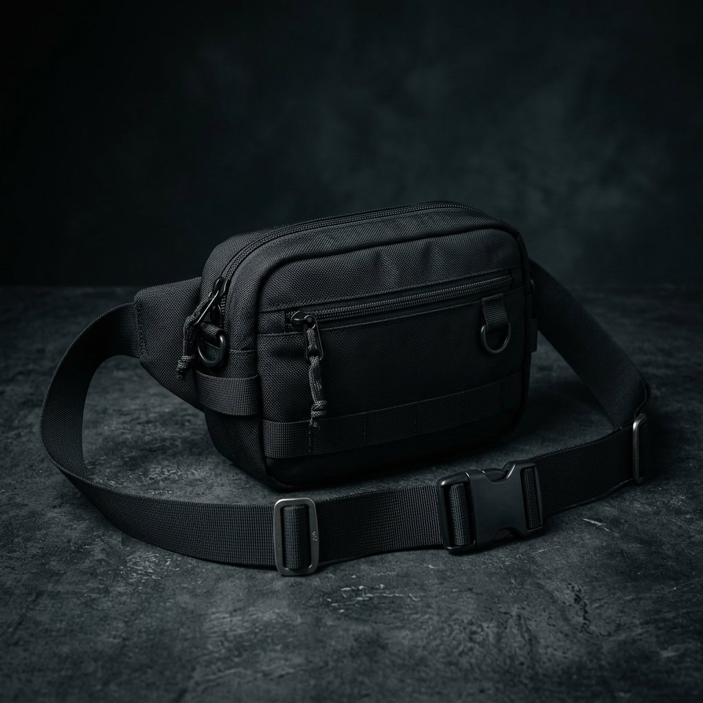 Sac Banane – Nylon Noir