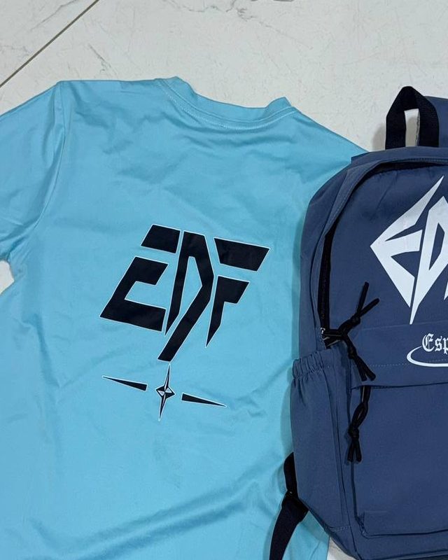 T-Shirt EDF Oversized - Sky Blue
