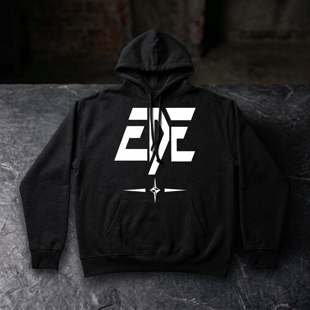 Hoodie EDF Signature – Noir
