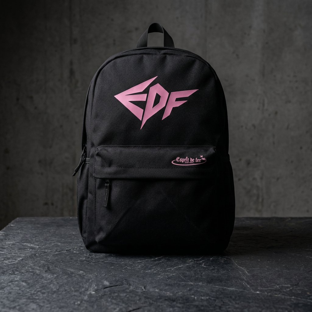 Sac à Dos EDF - Noir/Rose