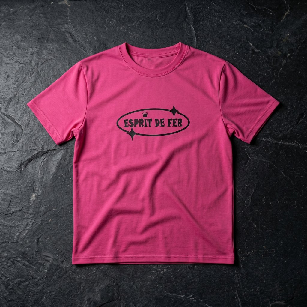 T-Shirt EDF Signature - Rose